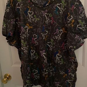 Set of 3 Cherokee plus size scrub tops